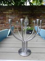 Knut en Marianne Hagberg Ikea kandelaar RVS met 8 armen, Ophalen, 25 tot 50 cm, Zo goed als nieuw, Metaal