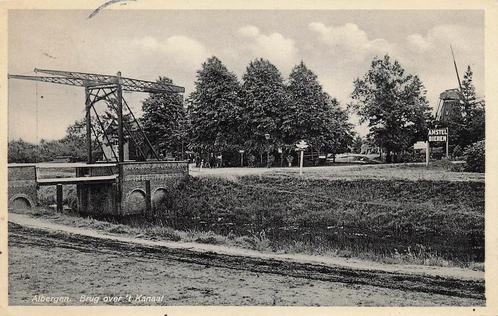 HE005 Albergen Tubbergen Brug over Kanaal 1942, Verzamelen, Ansichtkaarten | Nederland, Gelopen, Overijssel, 1940 tot 1960, Verzenden