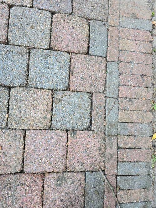 stonehedge getrommeld, Tuin en Terras, Tegels en Klinkers, Gebruikt, Klinkers, Beton, 10 m² of meer, Ophalen