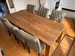 6 persoons eetkamer tafel 200x90x79cm, Huis en Inrichting, Complete eetkamers, Gebruikt, Ophalen