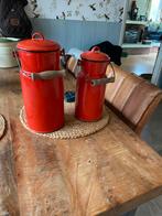 Emaille bussen, Antiek en Kunst, Curiosa en Brocante, Ophalen of Verzenden