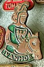 Vintage Ivanhoe Speldje, Verzamelen, Speldjes, Pins en Buttons, Ophalen of Verzenden, Gebruikt, Figuurtje, Speldje of Pin