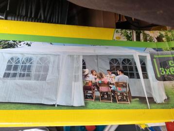 Partytent 3x6 meter wit beschikbaar voor biedingen
