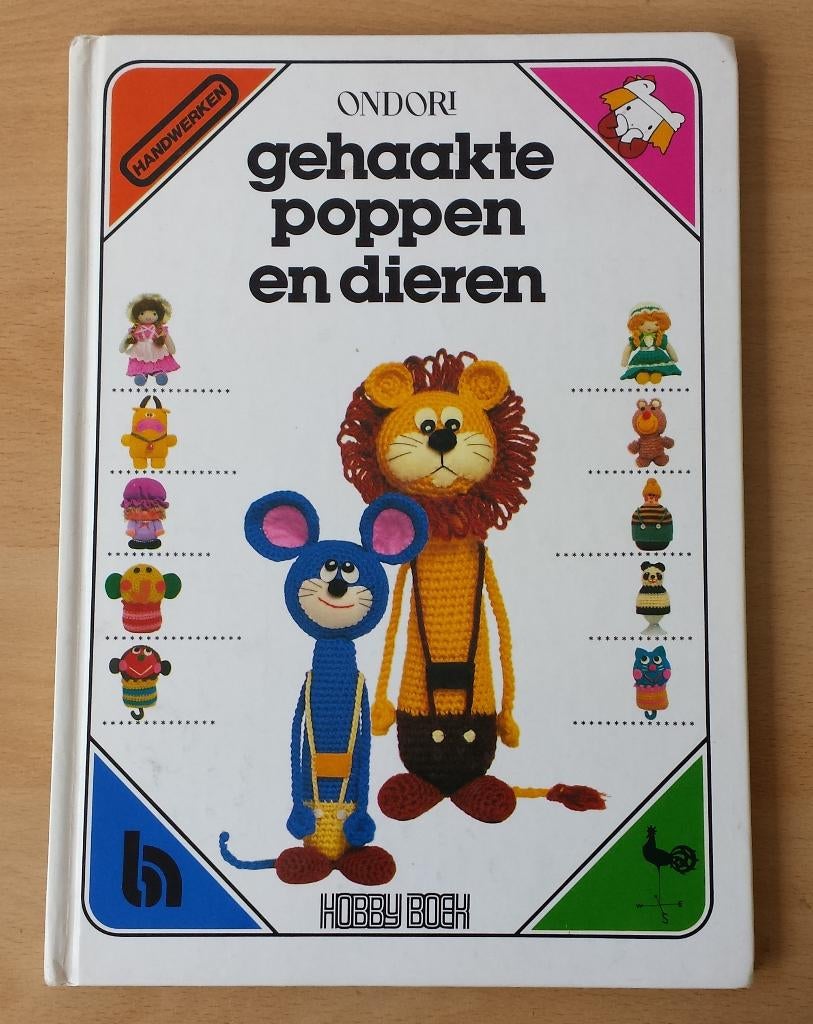 Haken - Gehaakte Poppen en Dieren - Hobbyboek, Hobby en Vrije tijd, Gebruikt, Ophalen of Verzenden, Hobbyboek, Patroon of Boek