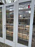 3 -delige set glas in lood deuren art deco 213x211cm., Antiek en Kunst, Ophalen