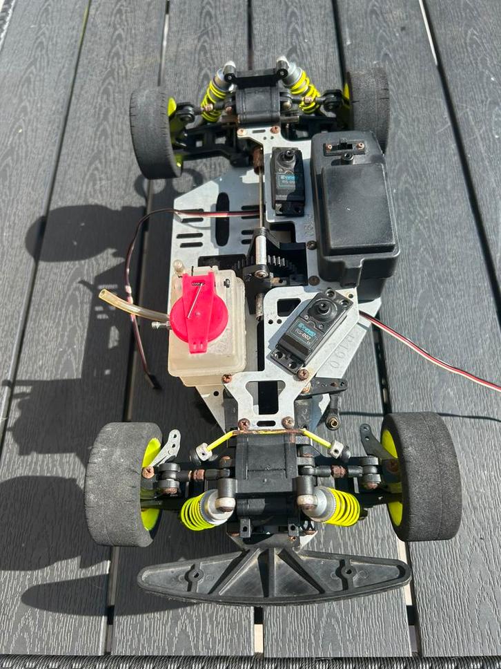 Rc onroad nitro 1/10, Hobby en Vrije tijd, Modelbouw | Radiografisch | Auto's, Gebruikt, Auto onroad, Nitro, Schaal 1:10, Ophalen of Verzenden