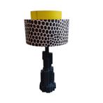 Vintage tafellamp, kunststof kap, Huis en Inrichting, Lampen | Tafellampen, Ophalen, Overige materialen, Gebruikt, 50 tot 75 cm