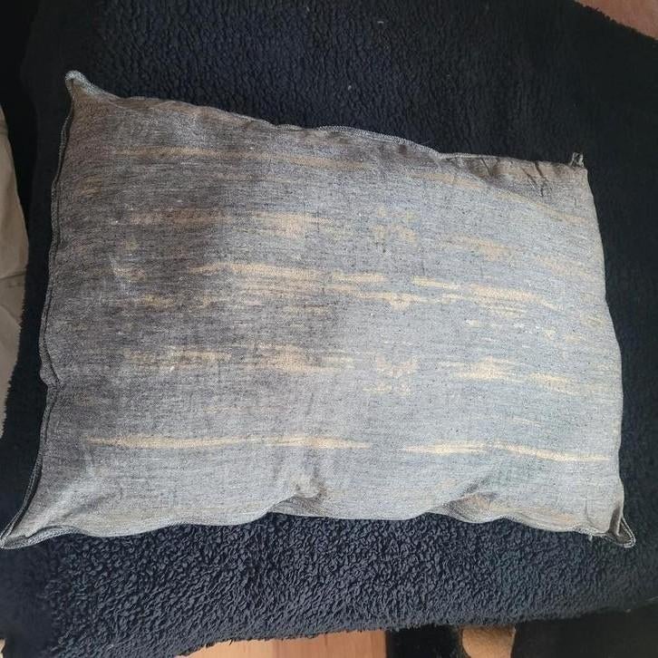 VT WONEN kussen blauw/grijs/goud/zwart, Ophalen of Verzenden, Blauw, Vierkant