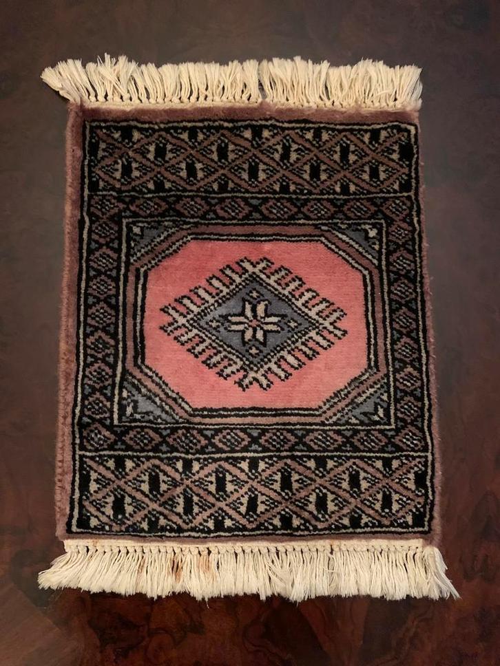 Perzisch Tafelkleedje Handgeknoopt, Antiek en Kunst, Antiek | Kleden en Textiel, Ophalen of Verzenden