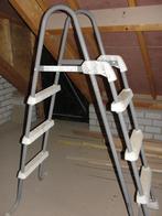 Zwembadtrap, Ophalen, Gebruikt, Ladder