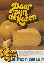 Retro reclame 1971 Simon de Wit Leidse Edammer kaas zuivel, Verzenden, Overige typen