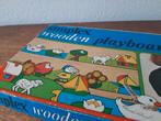 Vintage houten Simplex Toys puzzel in originele doos, Ophalen of Verzenden, Zo goed als nieuw, Overige typen