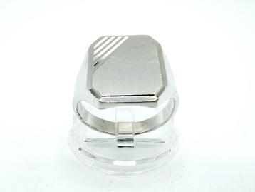 Zilveren zegelring, heren, 18,5 mm beschikbaar voor biedingen