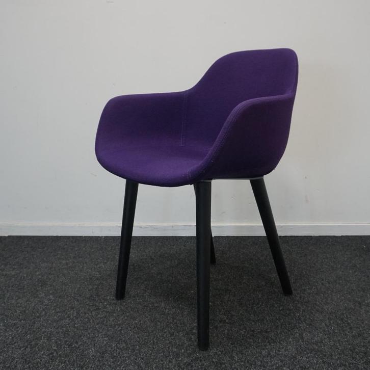 Crassevig Pola Round Vergaderstoelen | Paars | Design Stoel, Huis en Inrichting, Stoelen, Gebruikt, Vijf, Zes of meer stoelen