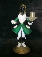 Zeldzame Venetiaanse kandelaar, gemaskerde lakei, Antiek en Kunst, Ophalen