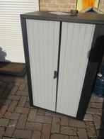 argief kastje  met weg vallende schuifdeur, Ophalen of Verzenden, Gebruikt