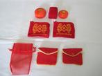 8 st. sieraden doosjes en zakjes met rits, Hobby en Vrije tijd, Knutselen, Ophalen, Nieuw, Materiaal