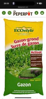 4x gazon grond, Ophalen, Tuinaarde
