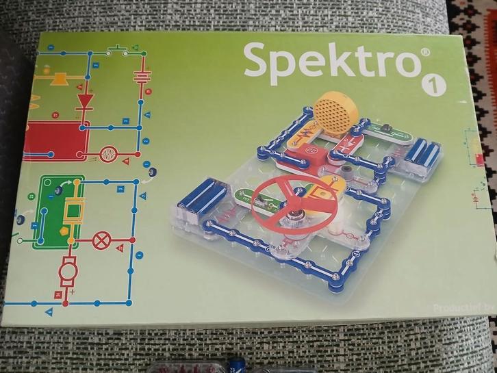 Spektro 1 - Compleet met boekjes, 25 circuits, Kinderen en Baby's, Speelgoed | Educatief en Creatief, Gebruikt, Elektronica, Ontdekken