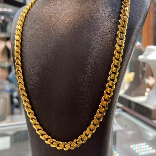 14 karaat gouden cuban ketting nieuw, Sieraden, Tassen en Uiterlijk, Kettingen, Ophalen of Verzenden