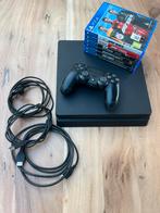Playstation 4 slim 500GB incl spellen, Spelcomputers en Games, Ophalen of Verzenden, Zo goed als nieuw, Met 1 controller, Slim