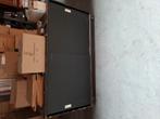 Toonbank op wielen met schuifdeuren en planken, Huis en Inrichting, Kasten | Roldeurkasten en Archiefkasten, Ophalen