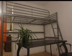 IKEA svarta hoogslaper loft bed, Huis en Inrichting, Slaapkamer | Stapelbedden en Hoogslapers, 90 cm, Gebruikt, Hoogslaper, Eenpersoons