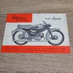 Zundapp Folder NL +/- 1962 Super Combinette Sport 2 pagina's, Verzenden, Zo goed als nieuw