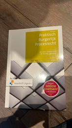 Praktisch burgerlijk procesrecht - rechtenstudie, Ophalen of Verzenden, Zo goed als nieuw