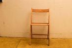 Houten opklapbare stoel 49122, Ophalen of Verzenden, Gebruikt, Bruin, Vijf, Zes of meer stoelen