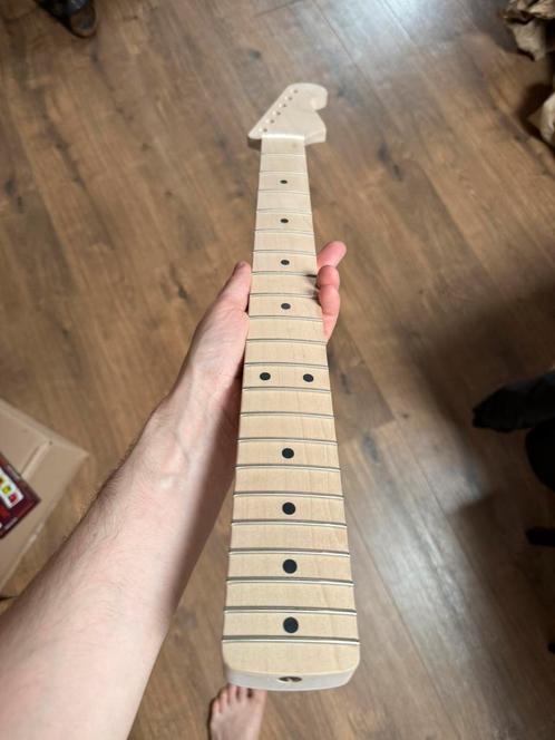 Custom Stratocaster Neck Unfinished Maple 50s, Muziek en Instrumenten, Instrumenten | Onderdelen, Zo goed als nieuw, Elektrische gitaar