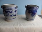 Grote Keulse potten, Tuin en Terras, Bloempotten, Rond, Zo goed als nieuw, Aardewerk, Tuin