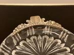 Kleine Kristallen Asbak met 835 Zilver Albo, Antiek en Kunst, Antiek | Goud en Zilver, Ophalen of Verzenden, Zilver