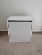 VidaXL Opbergbox met lade 40,5x40x40 cm wit, Huis en Inrichting, Ophalen, Minder dan 50 cm, 1 of 2 laden, Nieuw