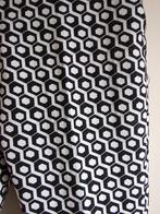 Vanilia nieuw zwarte/witte broek in retroprint 38, Kleding | Dames, Broeken en Pantalons, Maat 38/40 (M), Overige kleuren, Vanilia