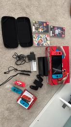 Nintendo Switch, Spelcomputers en Games, Spelcomputers | Nintendo Switch, Ophalen of Verzenden, Zo goed als nieuw, Met 2 controllers