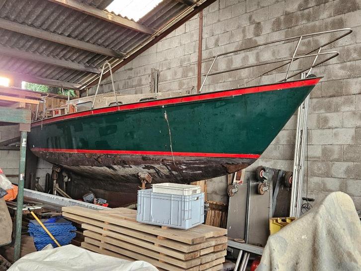 Sneekermeer stalen zeiljacht ( opknapper), Watersport en Boten, Kajuitzeilboten en Zeiljachten, Gebruikt, Tourjacht of Cruiser