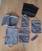 9 delige koffer/backpack organizer, Ophalen of Verzenden, Zo goed als nieuw, Zwart