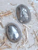 Oude chocoladevorm paasei “Haasje met trompet”, Ophalen of Verzenden