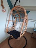 schommelstoel, Huis en Inrichting, Stoelen, Ophalen, Gebruikt, Bruin, Riet of Rotan