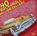 40 Rock And Roll Million Sellers 2xlp, Ophalen of Verzenden, Zo goed als nieuw, 12 inch, Pop