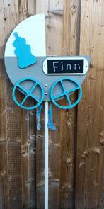 Te huur geboortebord wieg, Kinderen en Baby's, Kraamcadeaus en Geboorteborden, Ophalen, Nieuw, Geboortebord