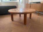 Borek Bassano Teak Salontafel - Ronde Vorm np 1498€, Huis en Inrichting, Zo goed als nieuw, Minder dan 50 cm, Teakhout, Rond