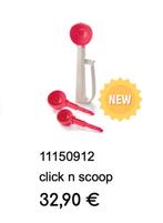 Tupperware click n scoop, Ophalen of Verzenden, Nieuw