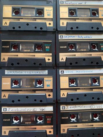 15€….30 stuks Maxell XL-II Cassettebandjes - Gebruikt beschikbaar voor biedingen