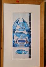Marcel Bastiaans Volvo litho, Antiek en Kunst, Kunst | Litho's en Zeefdrukken, Ophalen of Verzenden