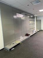 Winkelstelling met wandpanelen en schappen, Ophalen of Verzenden