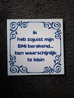Tegeltjeswijsheid met eigen tekst - gepersonaliseerd, Ophalen of Verzenden, Nieuw