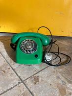Vintage PTT draaischijf telefoon (de luxe Smaragd), Telecommunicatie, Vaste telefoons | Niet Draadloos, Ophalen