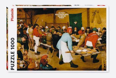 Piatnik Pieter Brueghel - De Boerenbruiloft - 1000 stukjes, Hobby en Vrije tijd, Denksport en Puzzels, Nieuw, Legpuzzel, 500 t/m 1500 stukjes